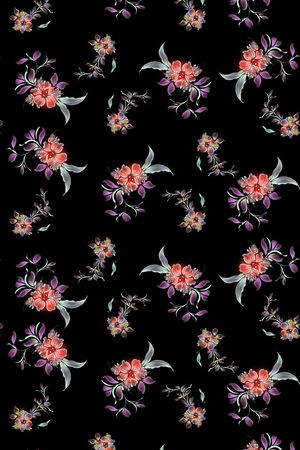 小碎花印花华亿平台图片