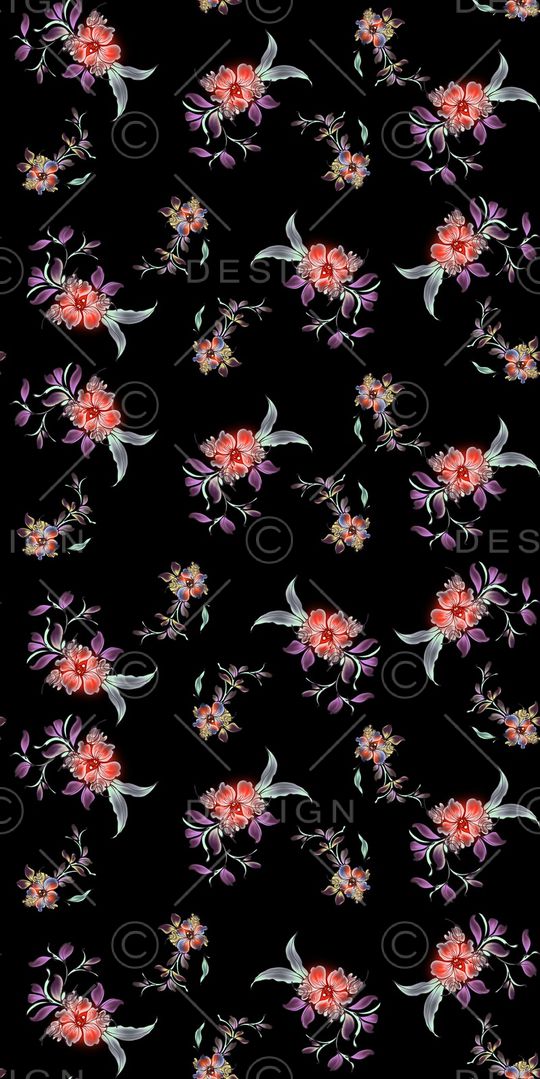 小碎花印花华亿平台图片