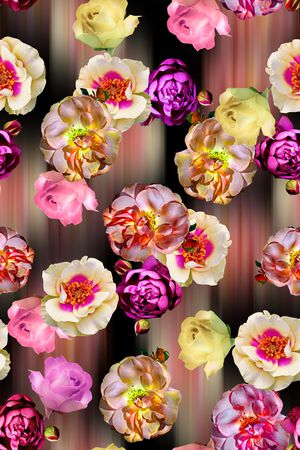 手绘印花华亿平台图片