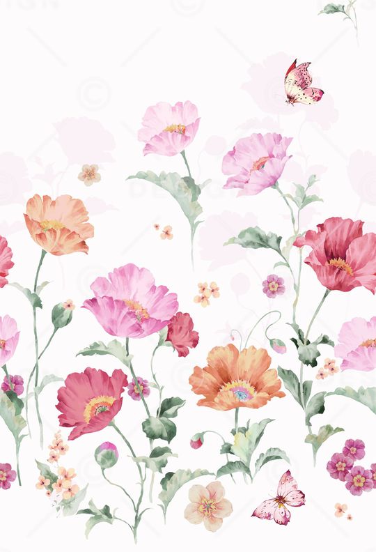 牡丹印花华亿平台图片