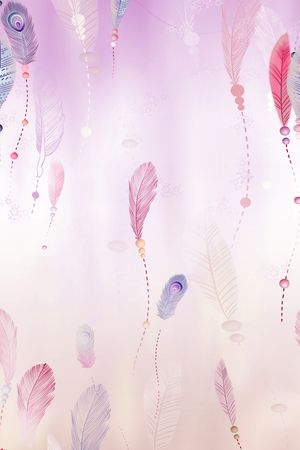 羽毛印花华亿平台图片