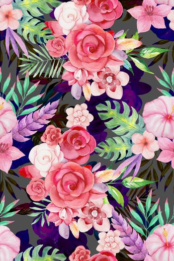 835462-水彩素雅花卉-2