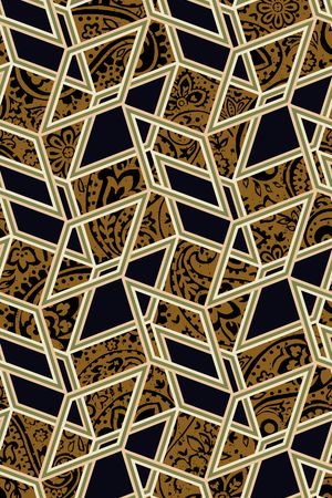 几何印花华亿平台图片