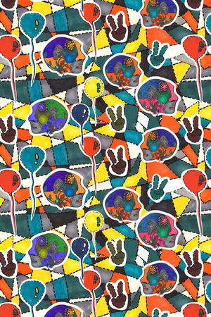 马克笔印花华亿平台图片