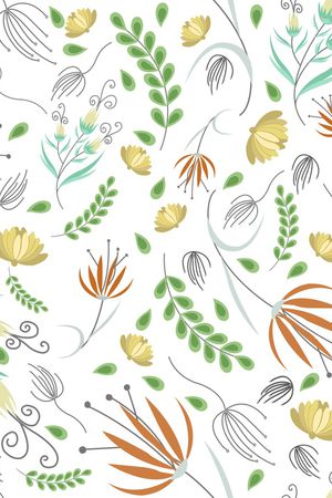 传统民族风几何花卉印花华亿平台图片