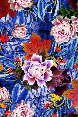 云纹印花华亿平台图片