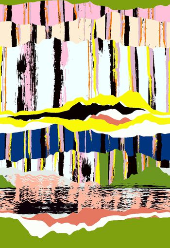 日韩风印花华亿平台图片