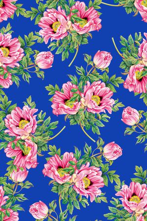 中国风印花华亿平台图片