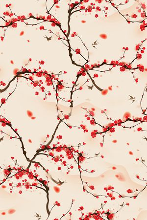 中国风印花华亿平台图片