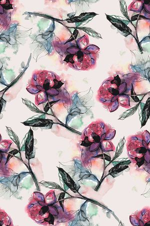 夏日清新印花华亿平台图片