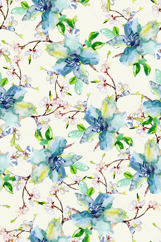 小清新印花华亿平台图片