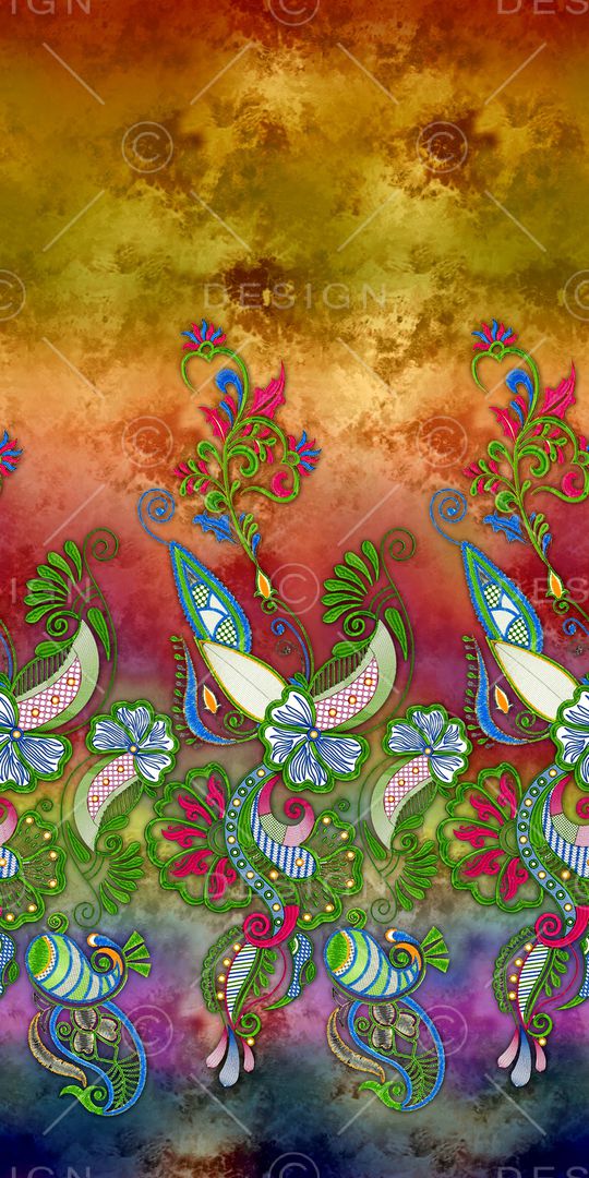 民族风印花华亿平台图片