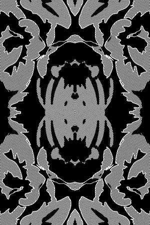 细条纹印花华亿平台图片