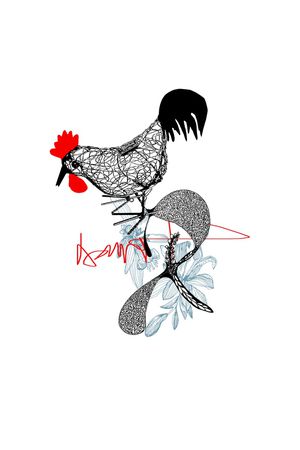 公鸡印花华亿平台图片