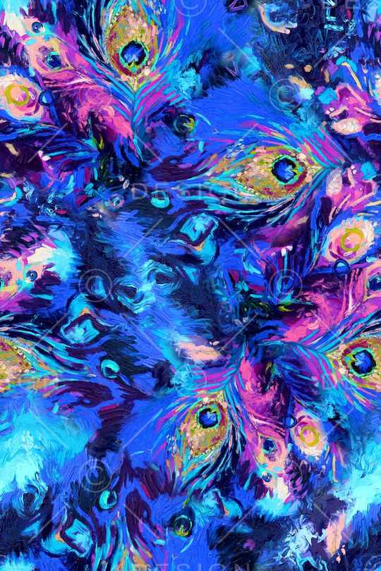 抽象印花华亿平台图片