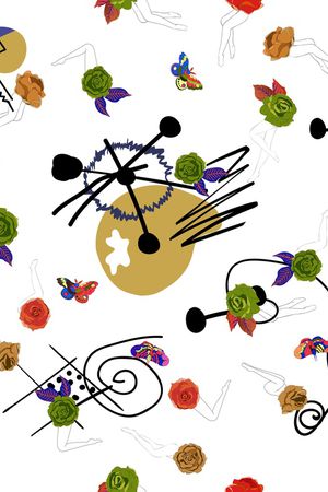 手绘印花华亿平台图片