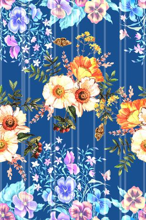 春夏女装印花华亿平台图片