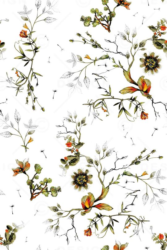 乱花印花华亿平台图片