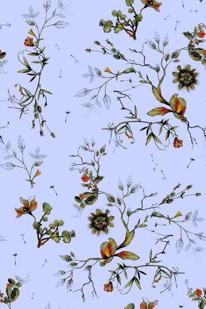 乱花印花华亿平台图片