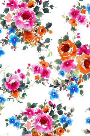 小碎花印花华亿平台图片