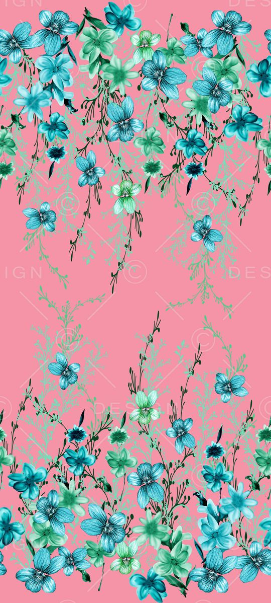 抽象花卉印花华亿平台图片