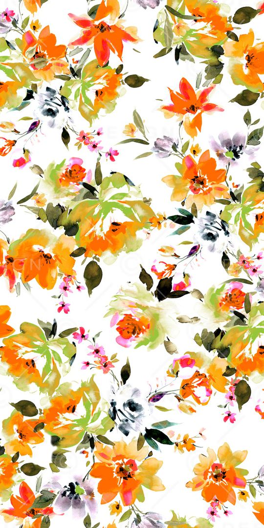 抽象花卉印花华亿平台图片