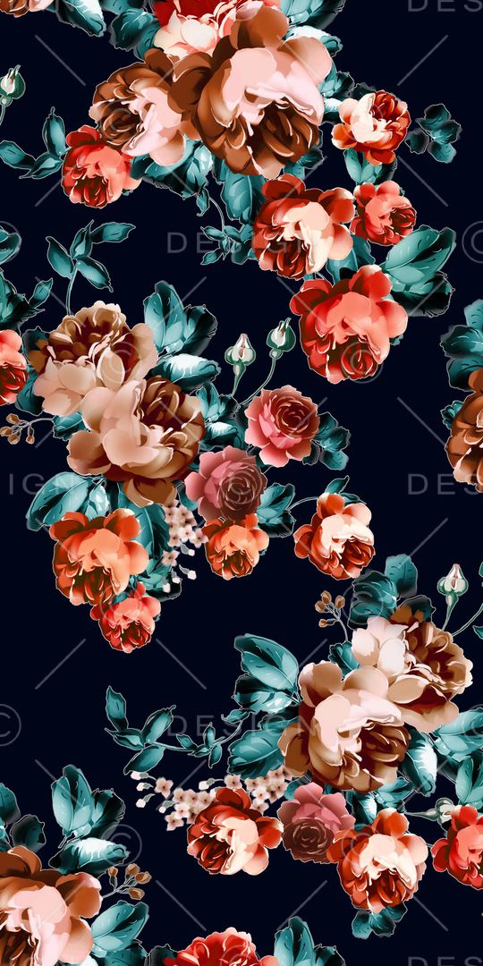 玫瑰印花华亿平台图片