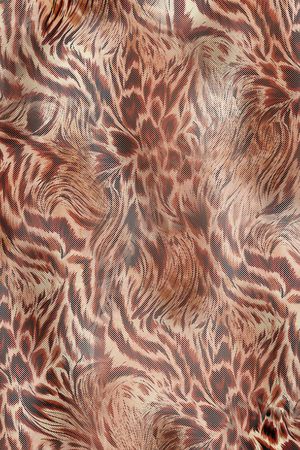 豹纹印花华亿平台图片