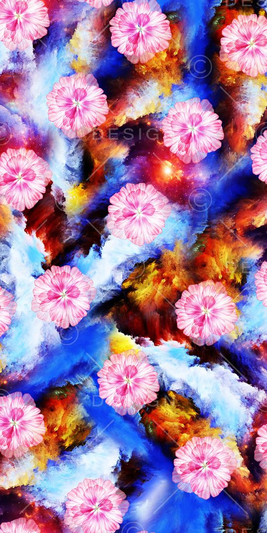 乱花印花华亿平台图片