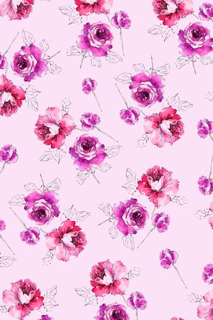 牡丹印花华亿平台图片