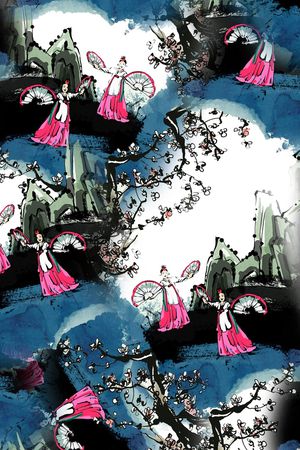 花朵印花华亿平台图片