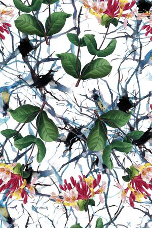 郁金香印花华亿平台图片