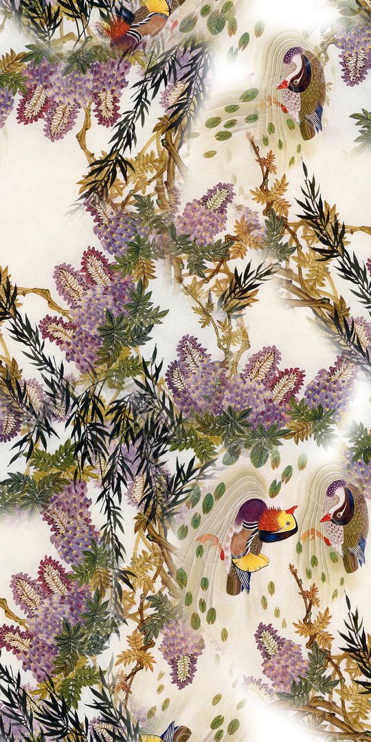 竹叶印花华亿平台图片