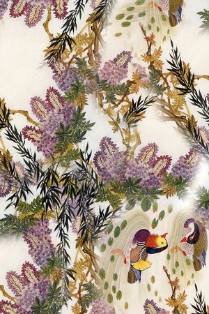 竹叶印花华亿平台图片