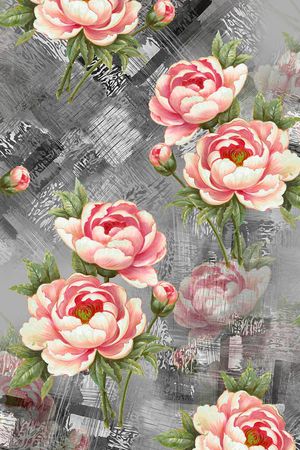 绿叶印花华亿平台图片