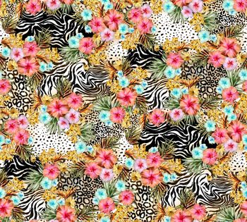 牵牛花印花华亿平台图片