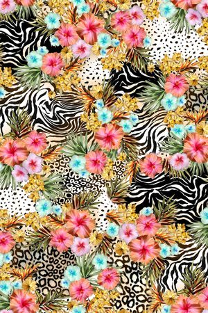 牵牛花印花华亿平台图片