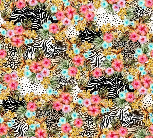 牵牛花印花华亿平台图片