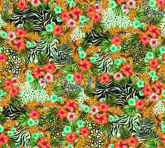 牵牛花印花华亿平台图片