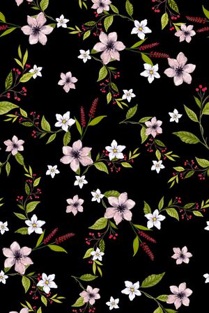 枝条印花华亿平台图片