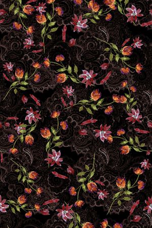 波西米亚印花华亿平台图片