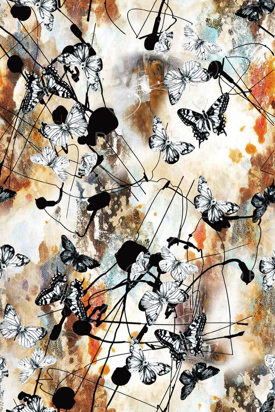 复古印花华亿平台图片