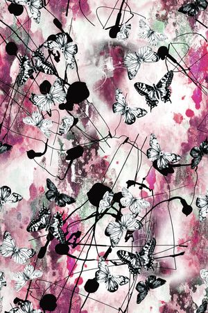 复古印花华亿平台图片