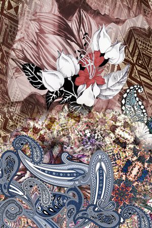 波西米亚印花华亿平台图片