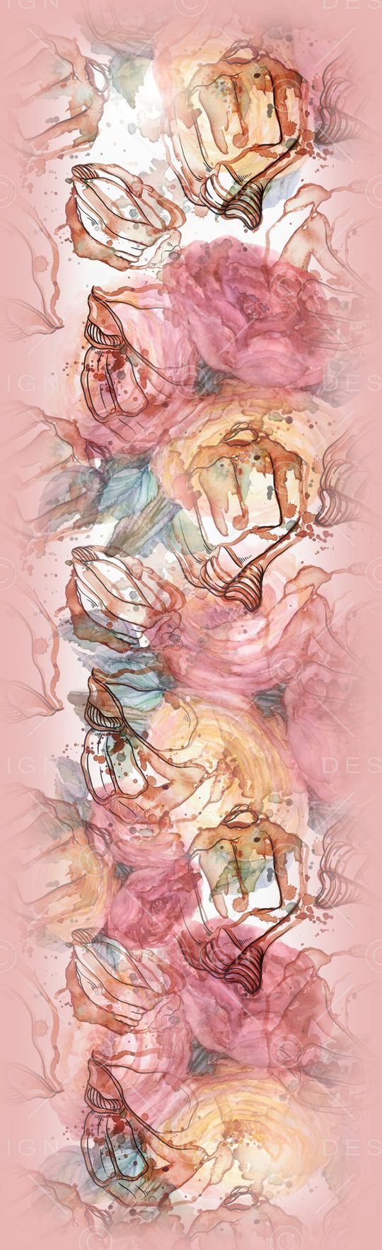 线条印花华亿平台图片