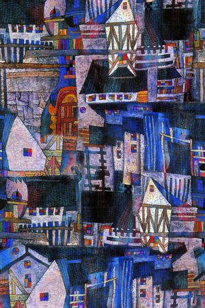 中国风印花华亿平台图片