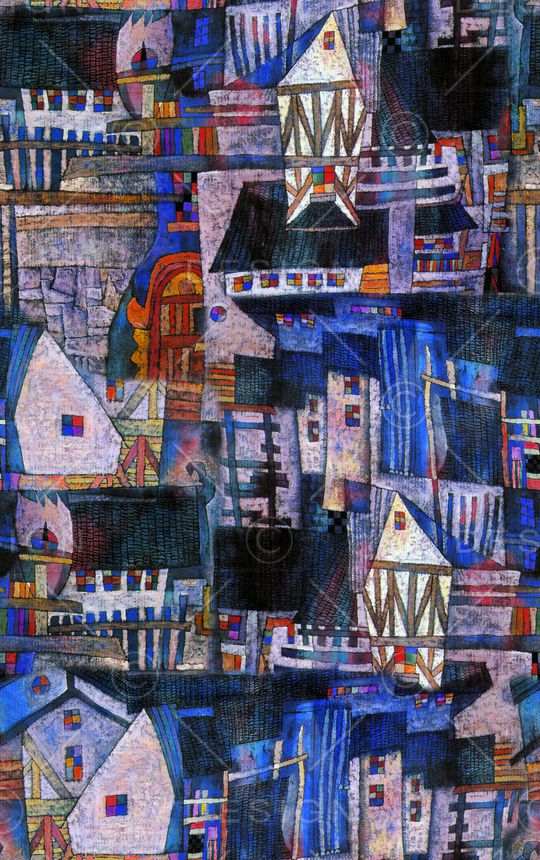 中国风印花华亿平台图片