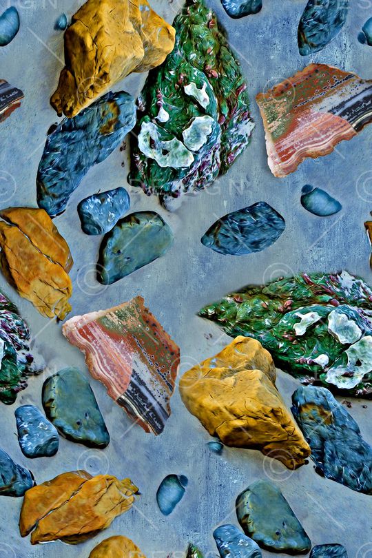 抽象印花华亿平台图片