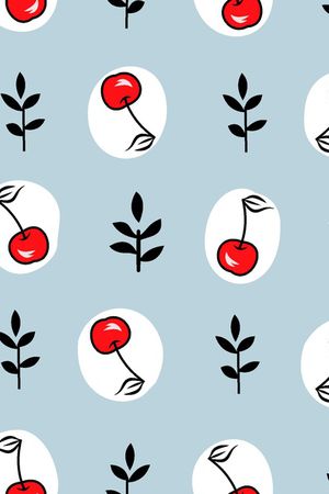 树叶印花华亿平台图片