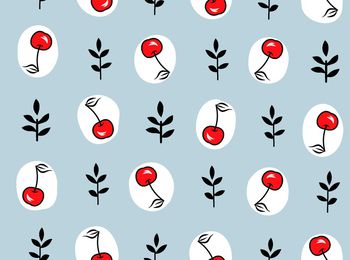 树叶印花华亿平台图片